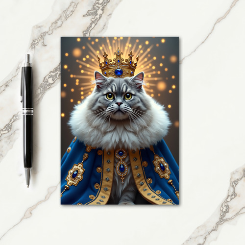 Opulent Cat Birthday Card