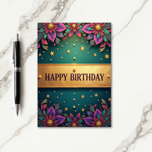 Opulent Celebration Art Card