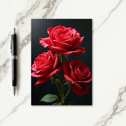 Opulent Christmas Floral Card