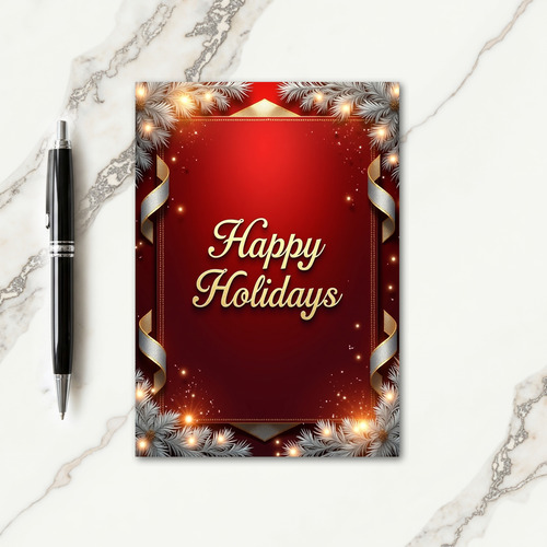 Opulent Christmas Wishes Card