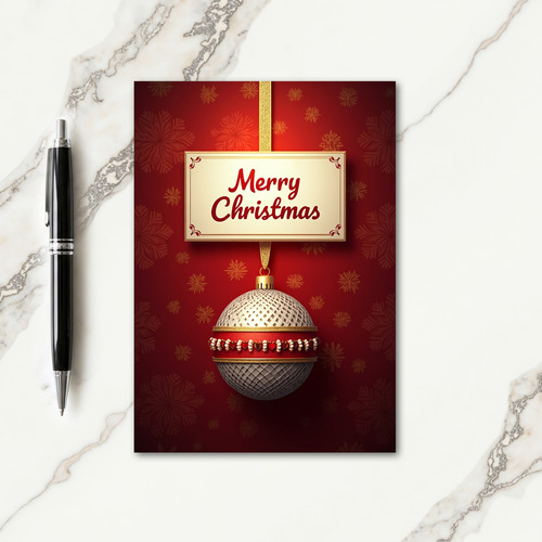 Opulent Festive Greeting Card