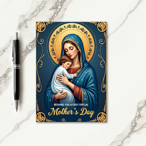 Opulent Mothers Day Repose Card