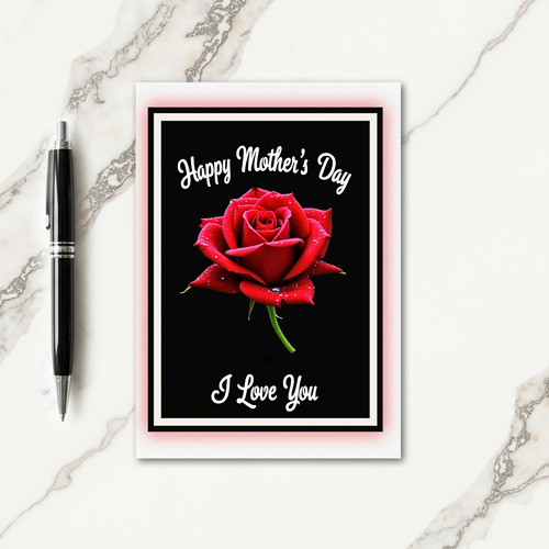 Opulent Rose Sweet Day Card