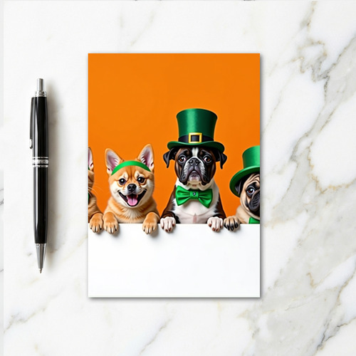 Orange Animal Friends Card