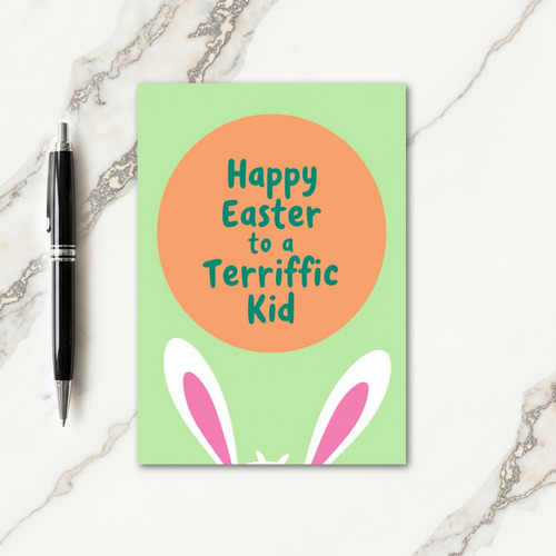 Orange Circle Holiday Card