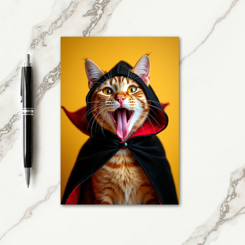 Orange Striped Vampire Roar Card