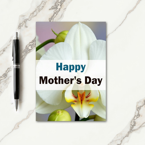Orchids Grace Mothers Day Card