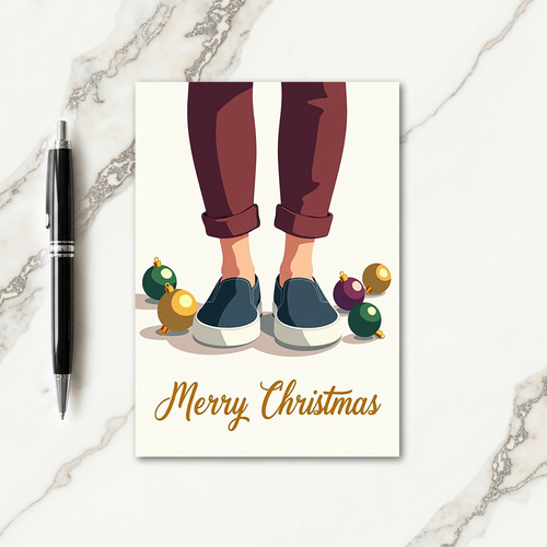Ornament Christmas Card