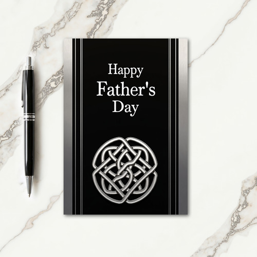 Ornamental Fathers Day Knot Card