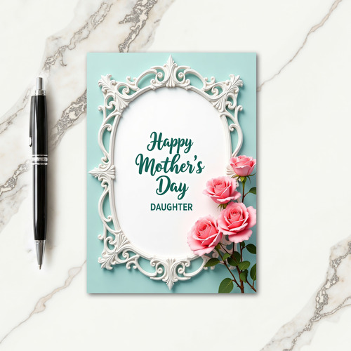 Ornate Frame Mothers Day Card