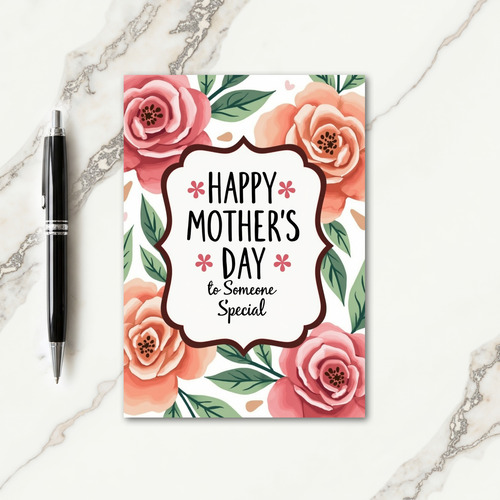 Ornate Happy Day Message Card