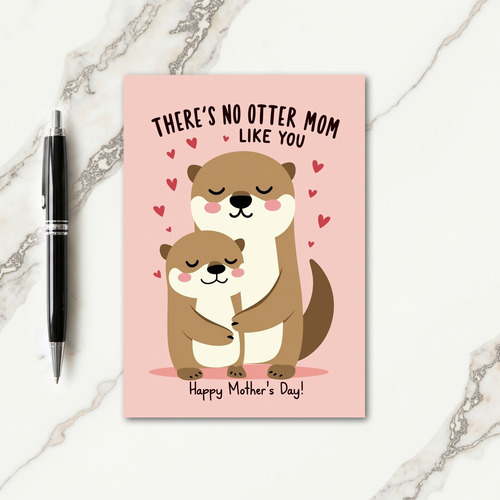 Otter Love Mothers Day Card
