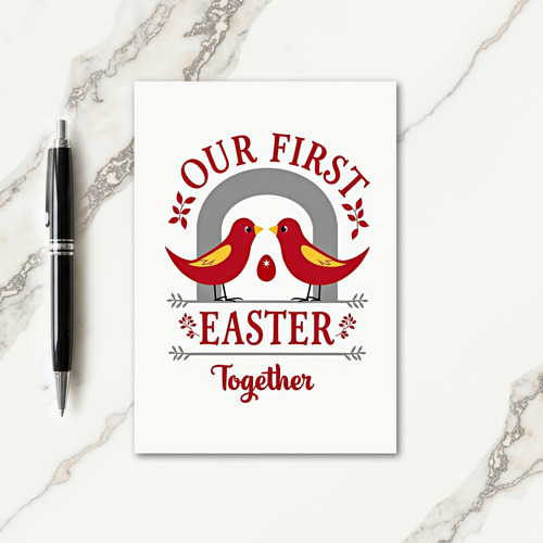 Our First Easter Together Card