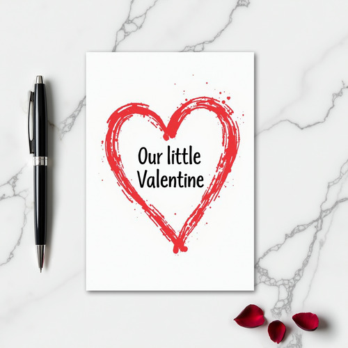 Our Little Valentine Card