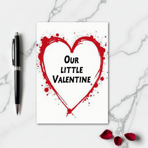 Our Little Valentine Kids Card