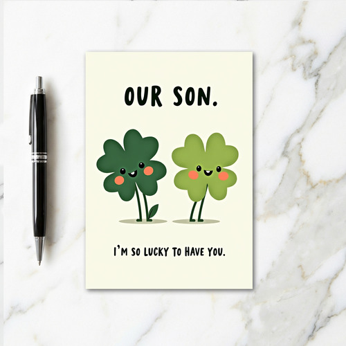 Our Son So Lucky Card