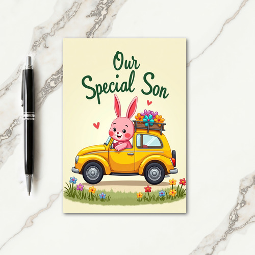 Our Special Son Greeting Card