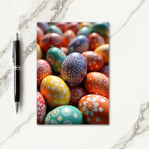 Oval Pattern Celebration Card