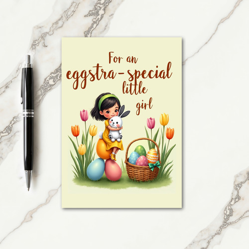 Oval Pattern Springtime Cheer Card