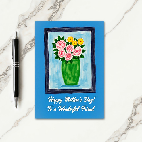 Painted Mothers Day Gift Card