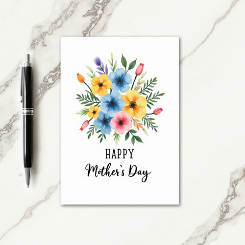 Painted Mothers Day Love Card