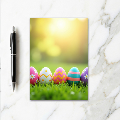Painted Spring Eggs Card