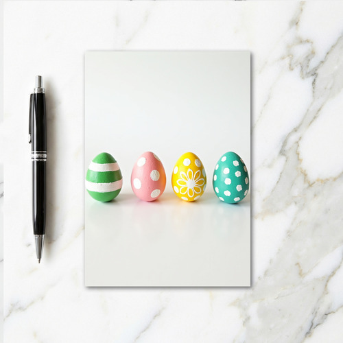 Painted Springtime Egg Art Card