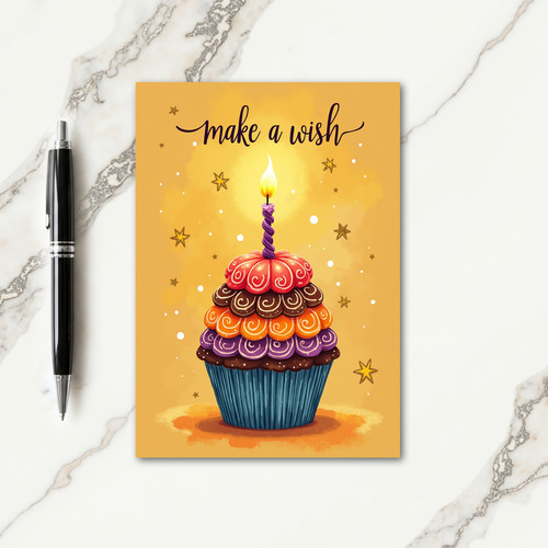 Painted Treat Birthday Card