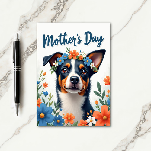 Painterly Dog Portrait Card