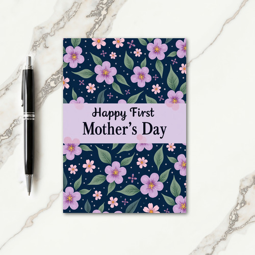 Painterly First Mothers Day Card