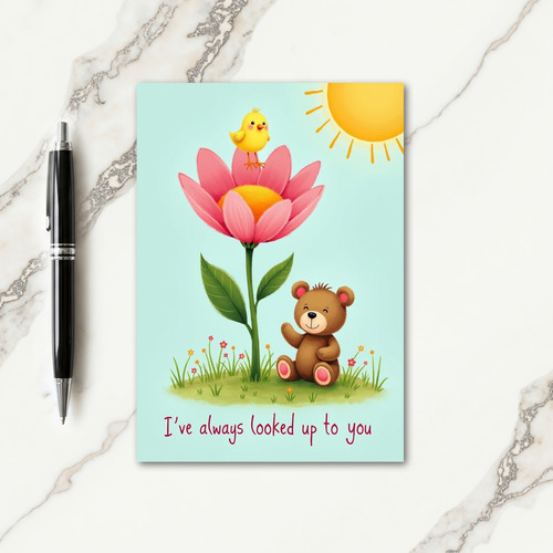 Painterly Flower Friend Card