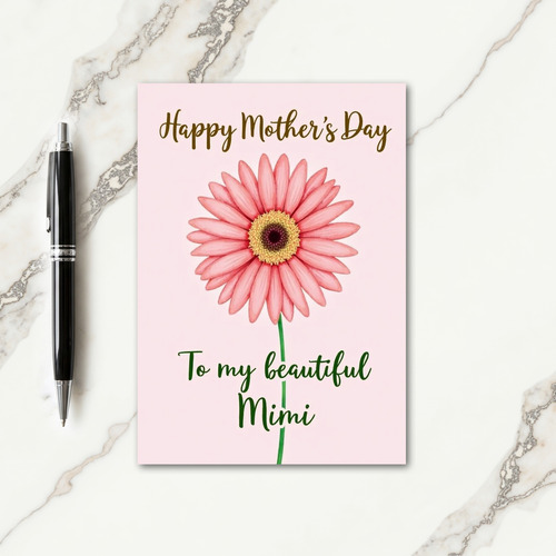 Painterly Flower Mothers Day Card