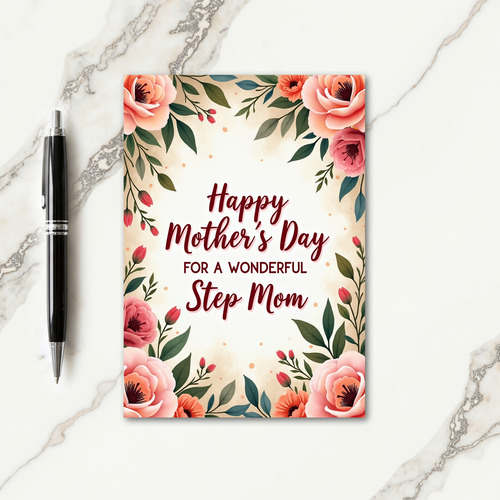 Painterly Moms Day Card