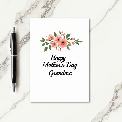 Painterly Mothers Day Joy Card