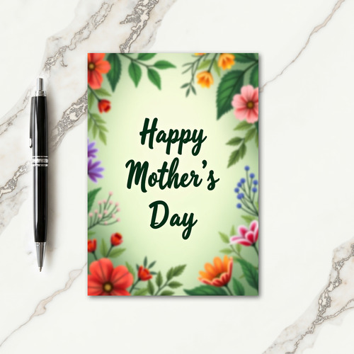 Painterly Mothers Day Love Card