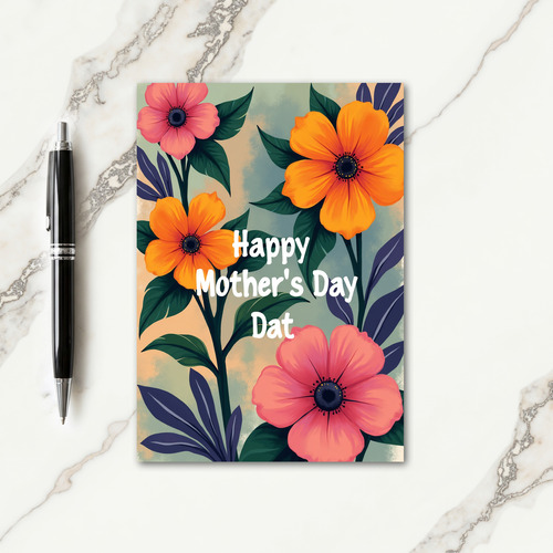 Painterly Mothers Day Scene Card