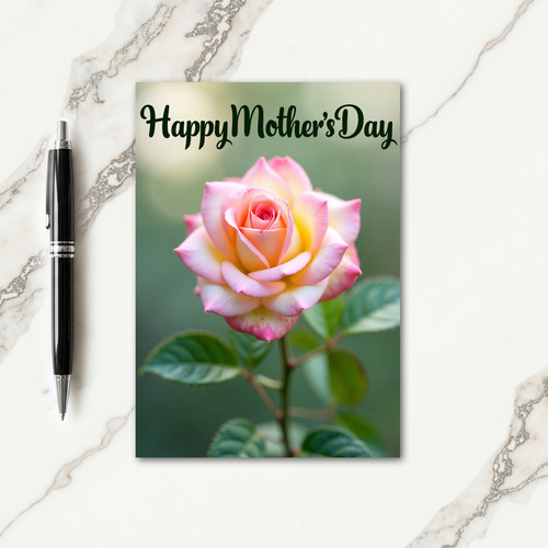 Painterly Rose Sweet Day Card