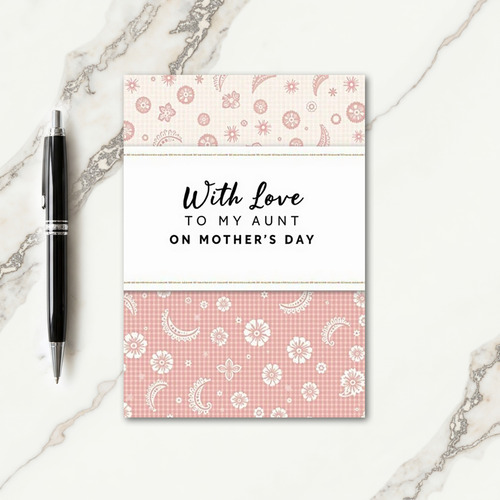 Paisley Aunt Mothers Day Card