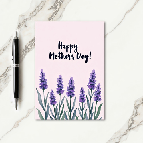 Pale Blush Floral Card