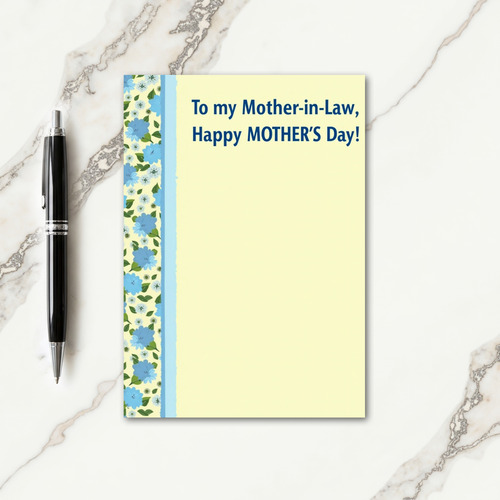 Pale Green Mothers Day Card