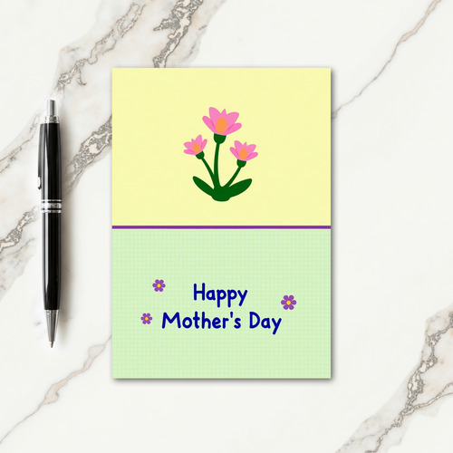 Pale Yellow Blossom Card
