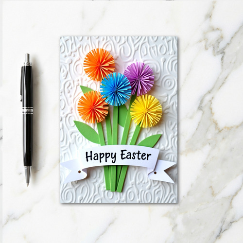 Paper Blooms Spring Greeting Card
