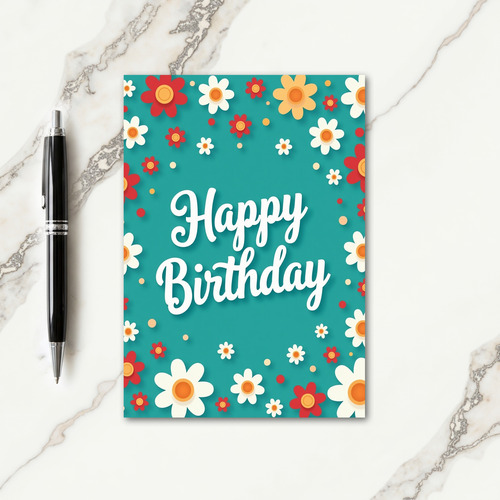 Paper Cut Birthday Card