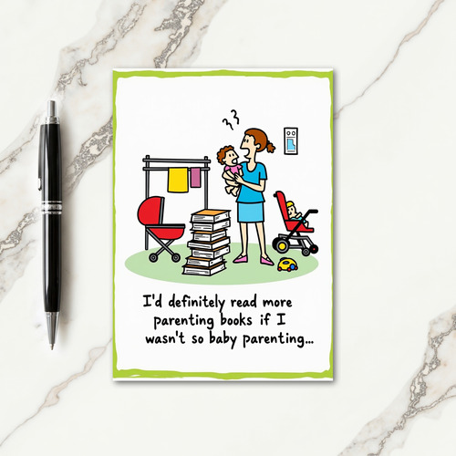 Parenting Cartoon Style Mothers Day Card