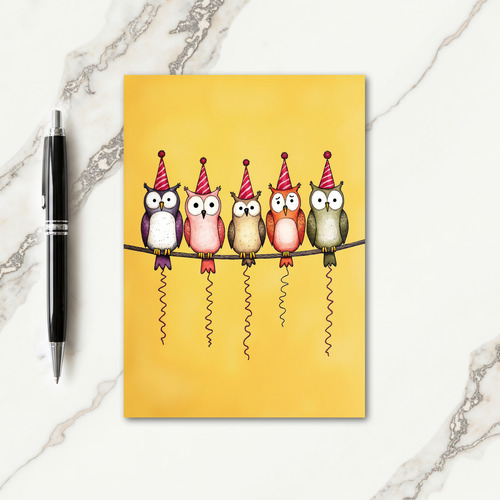 Party Birds Celebration Card