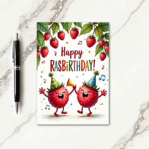 Party Fruit Birthday Card