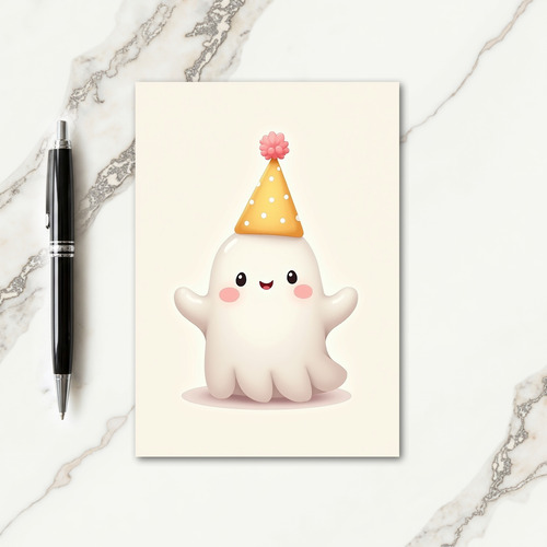 Party Ghost Card