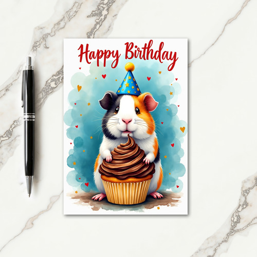 Party Hat Animal Celebration Card