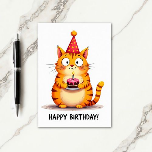Party Hat Birthday Card