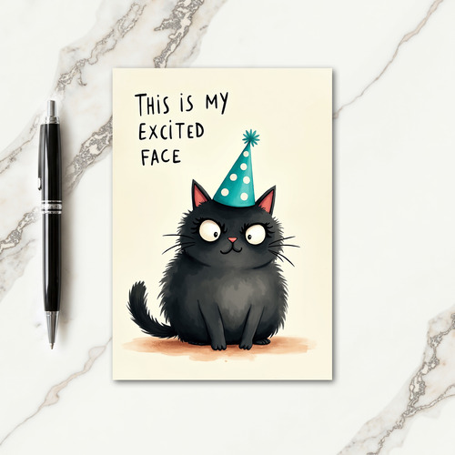 Party Hat Creature Birthday Card